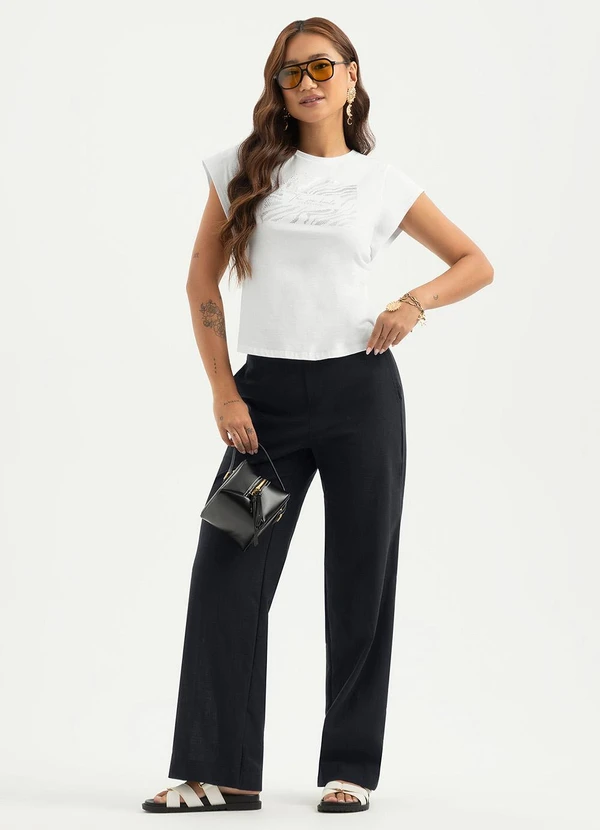 Cativa - Blusa em Algodão Branco  4