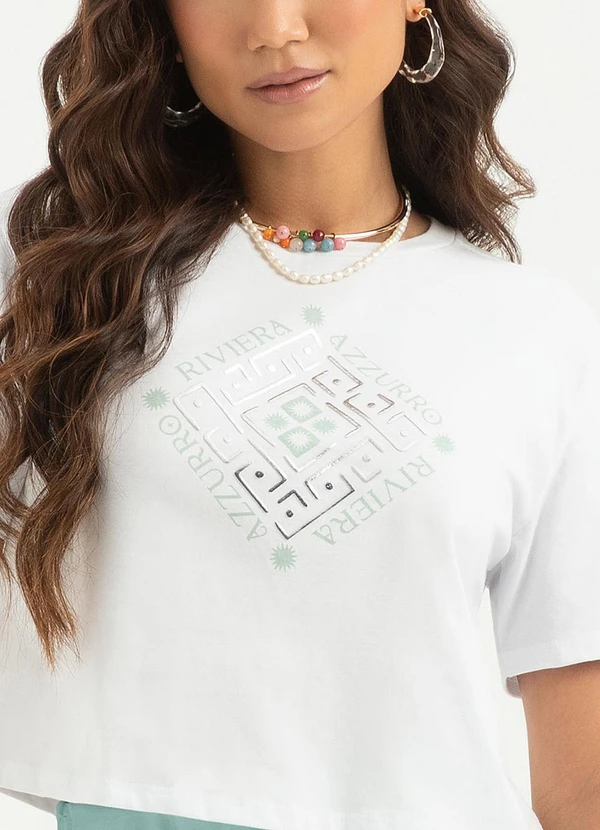 Cativa - Blusa em Algodão  Branco  3