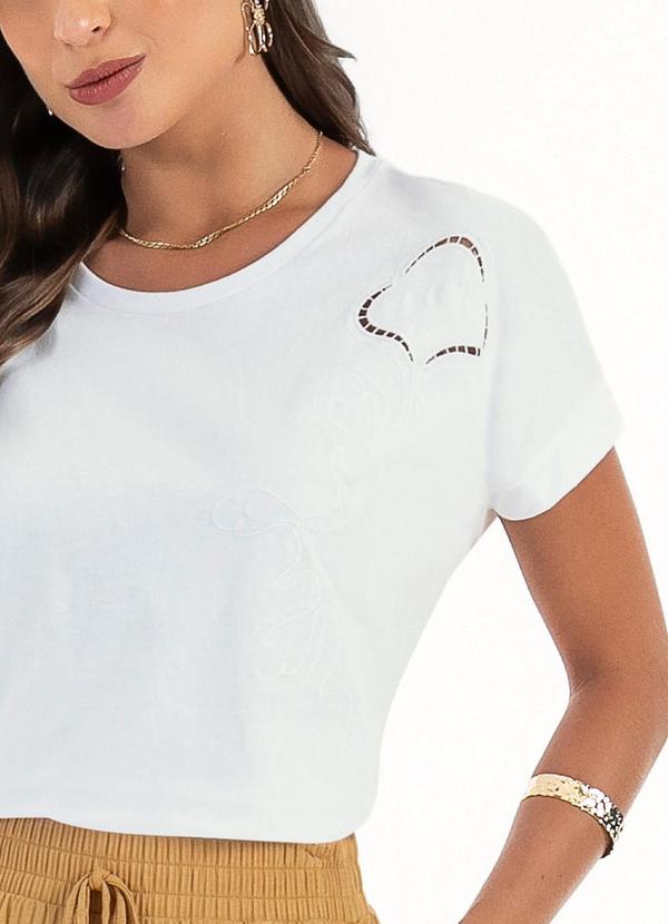 Habana - Blusa em Algodão Branco 3