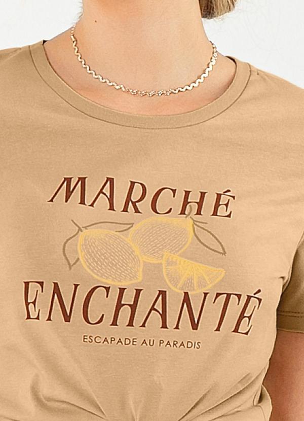 Cativa - Blusa em Algodão Caramelo 3