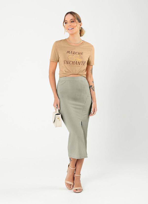 Cativa - Blusa em Algodão Caramelo 4