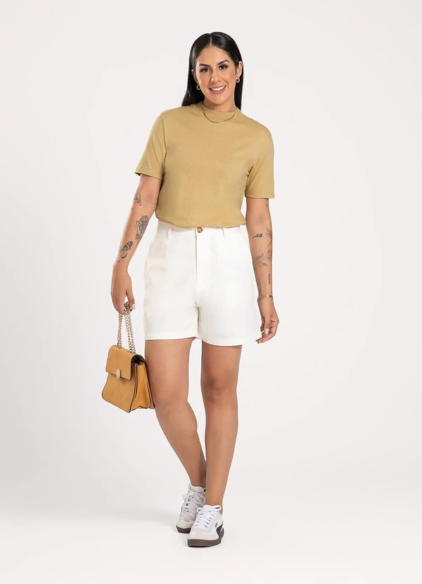 Cativa - Blusa em Algodão Caramelo 3