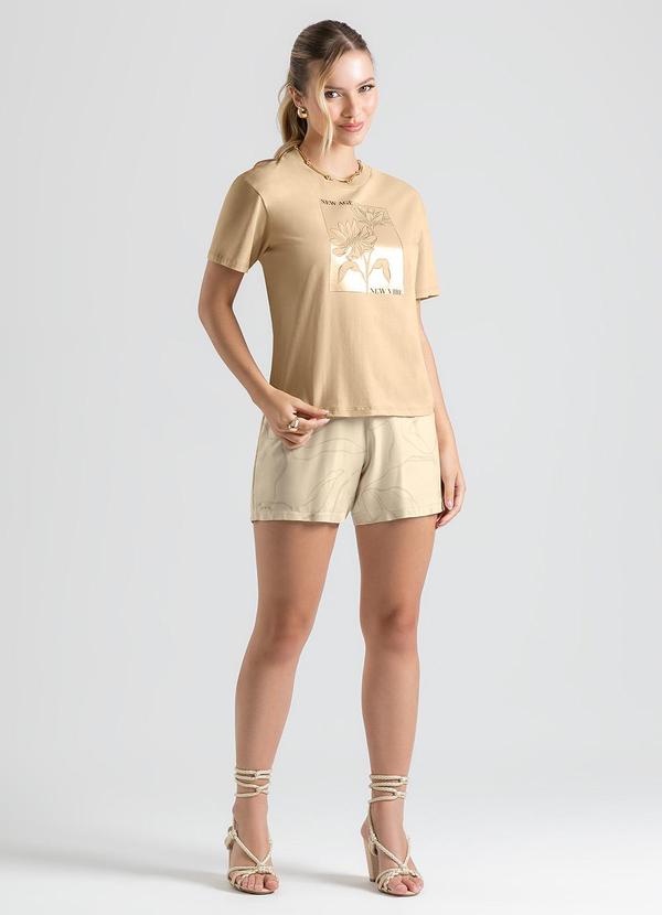 Cativa - Blusa em Algodão Caramelo 4