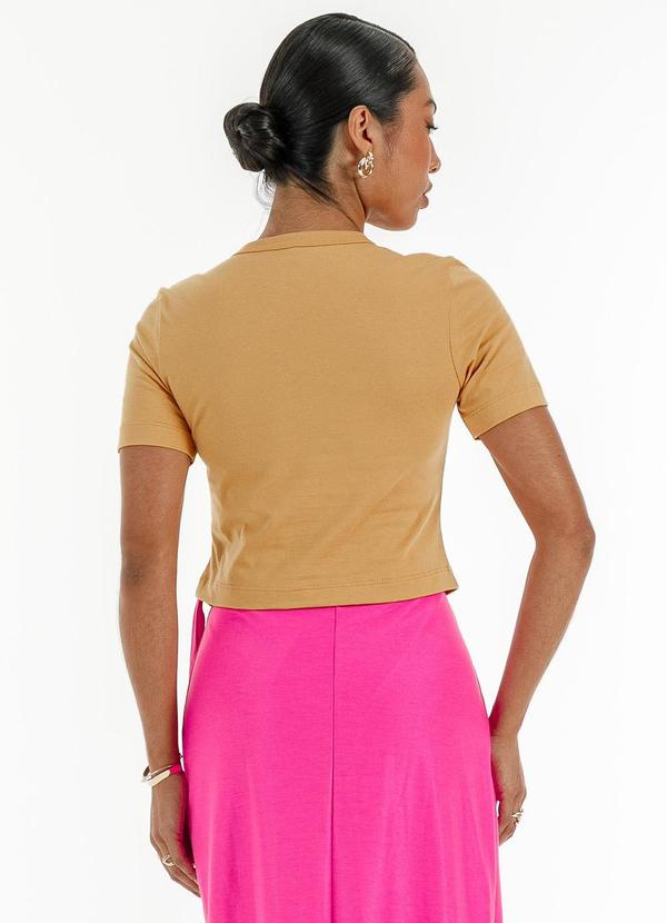 Habana - Blusa em Algodão Caramelo 2