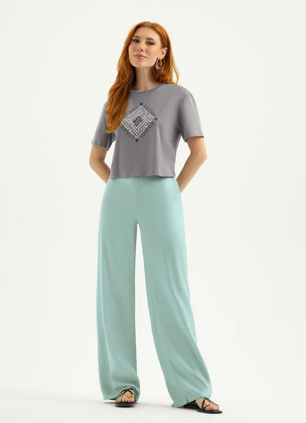 Cativa - Blusa em Algodão  Cinza 4