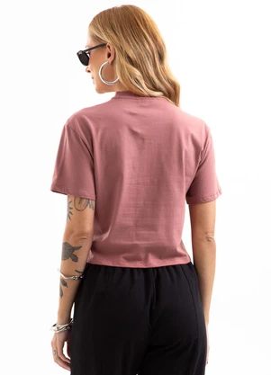 Cativa - Blusa em Algodão Rosa - CATIVA