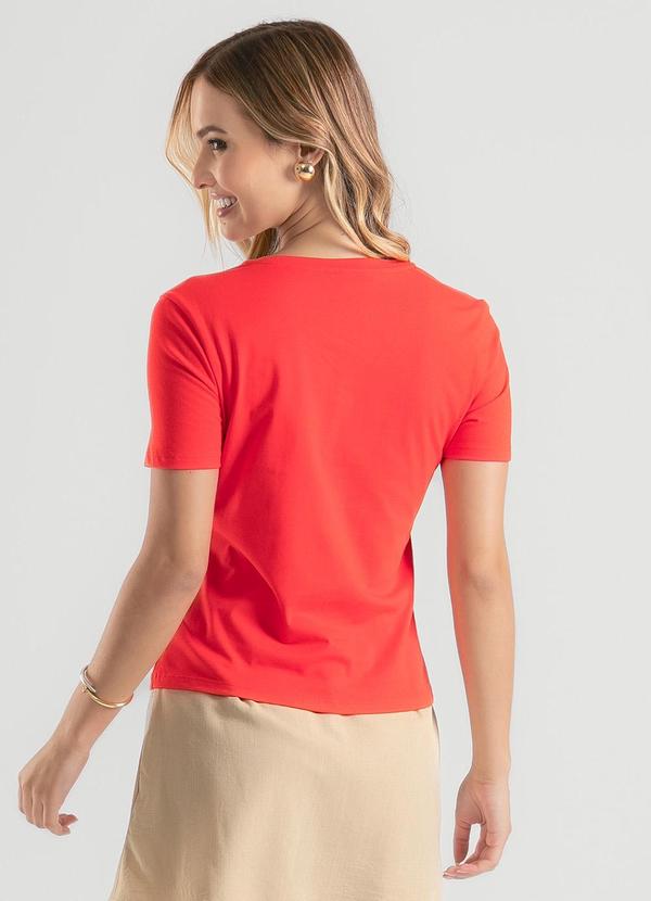 Cativa - Blusa em Algodão Laranja Escuro 2