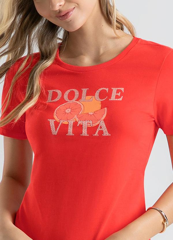 Cativa - Blusa em Algodão Laranja Escuro 3