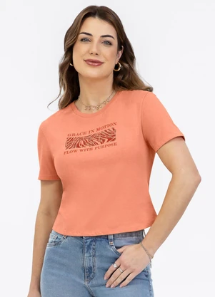 Habana - Blusa em Algodão Laranja - HABANA
