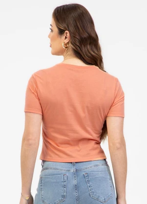 Habana - Blusa em Algodão Laranja - HABANA