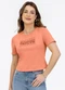 Habana - Blusa em Algodão Laranja - variação: Laranja