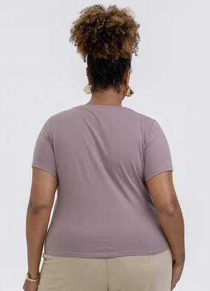 Habana - Blusa em Algodão Lilás - HABANA