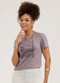 Cativa - Blusa em Algodão Lilás - variação: Lilás