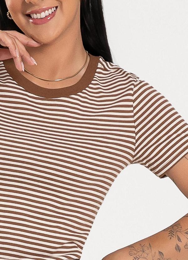 Cativa - Blusa em Algodão Marrom Escuro 3