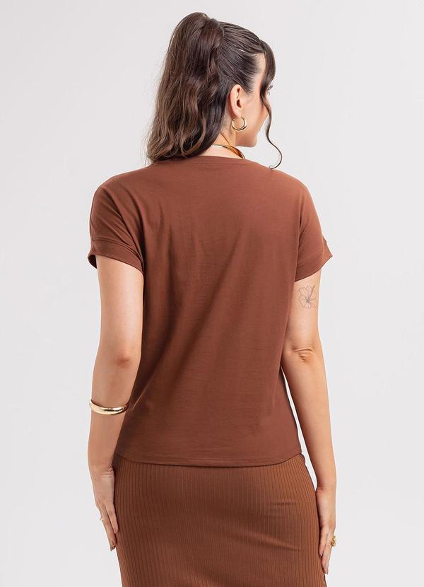 Habana - Blusa em Algodão Marrom 2