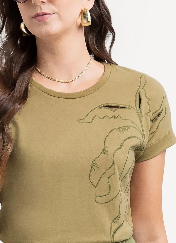 Habana - Blusa em Algodão  Marrom 3