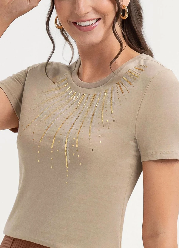 Habana - Blusa em Algodão Marrom 3