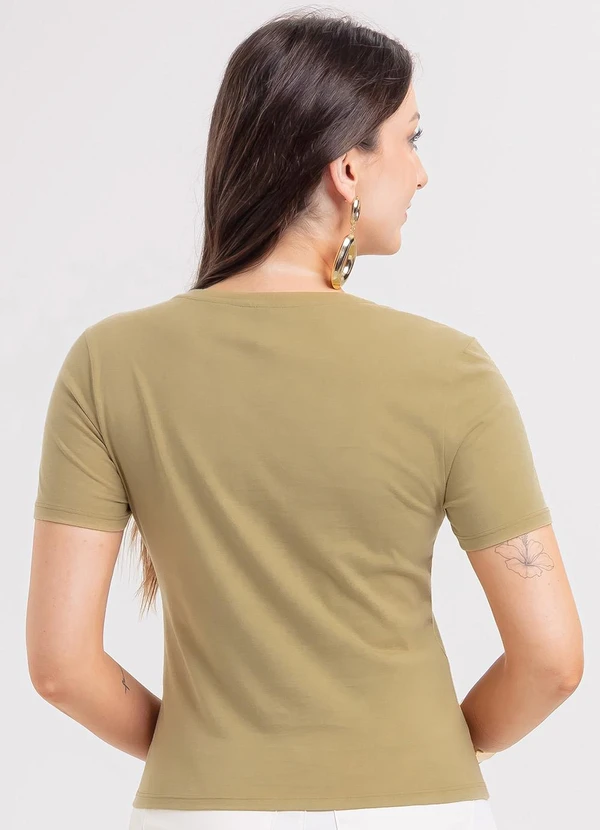 Habana - Blusa em Algodão  Marrom 2