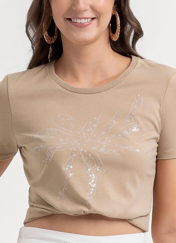 Habana - Blusa em Algodão Marrom 3