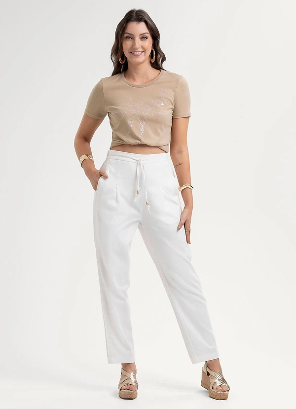 Habana - Blusa em Algodão Marrom 4