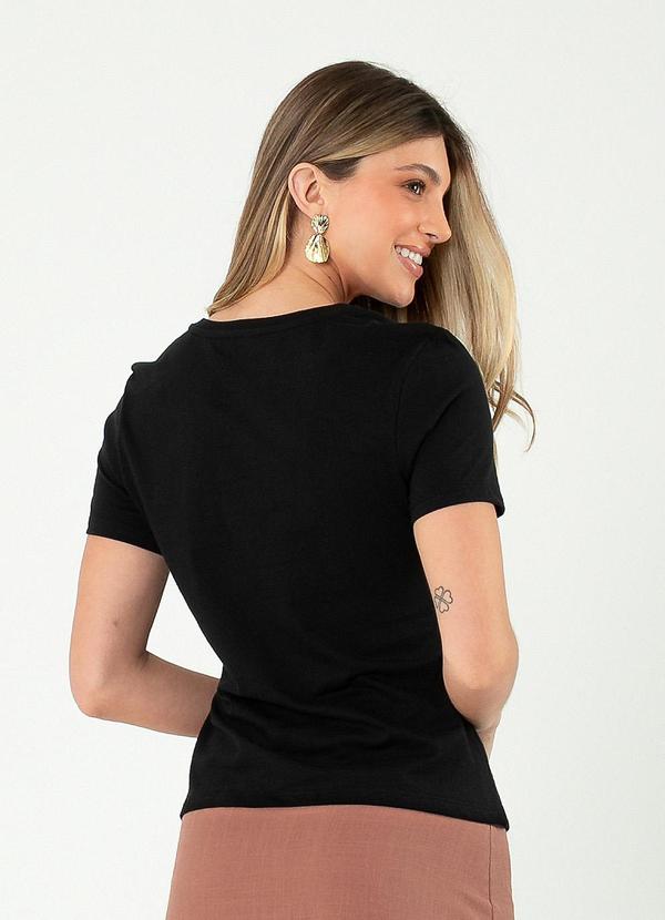 Cativa - Blusa em Algodão Preto 2