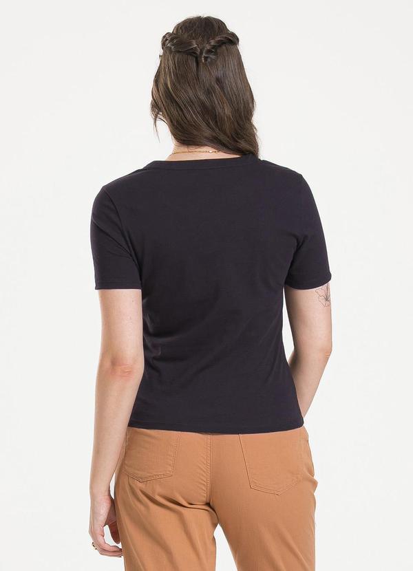 Cativa - Blusa em Algodão Preto 2