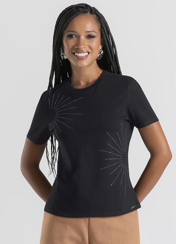 Cativa - Blusa em Algodão Preto