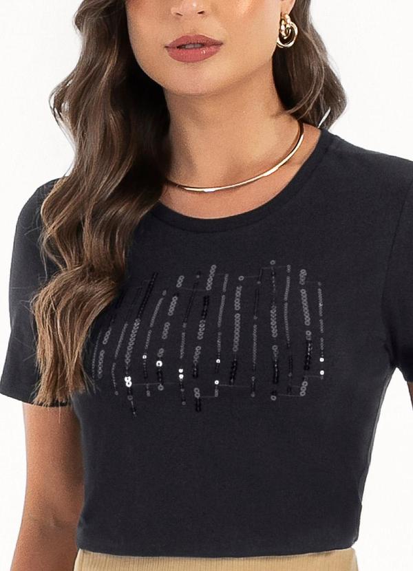 Habana - Blusa em Algodão Preto 3