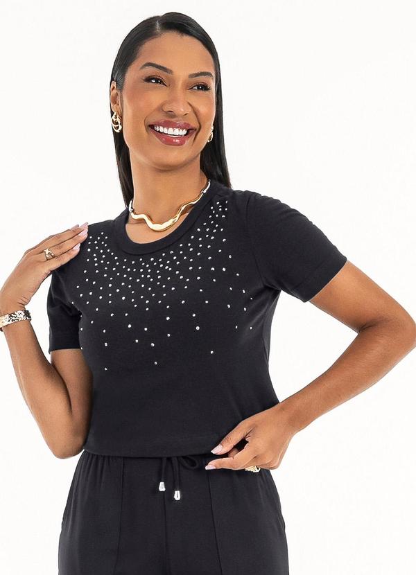 Habana - Blusa em Algodão Preto