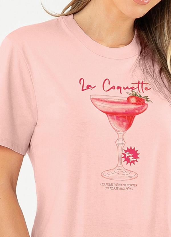 Cativa - Blusa em Algodão Rosa Claro 3