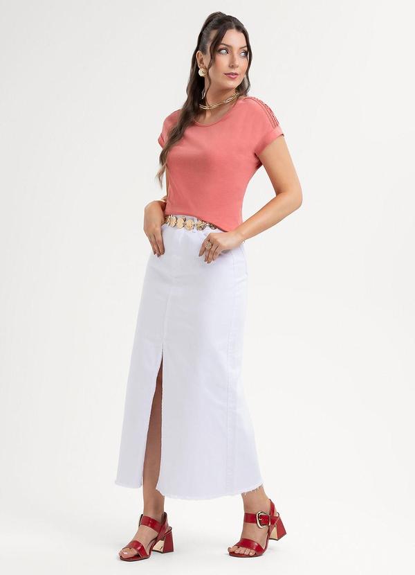 Habana - Blusa em Algodão Rosa 3