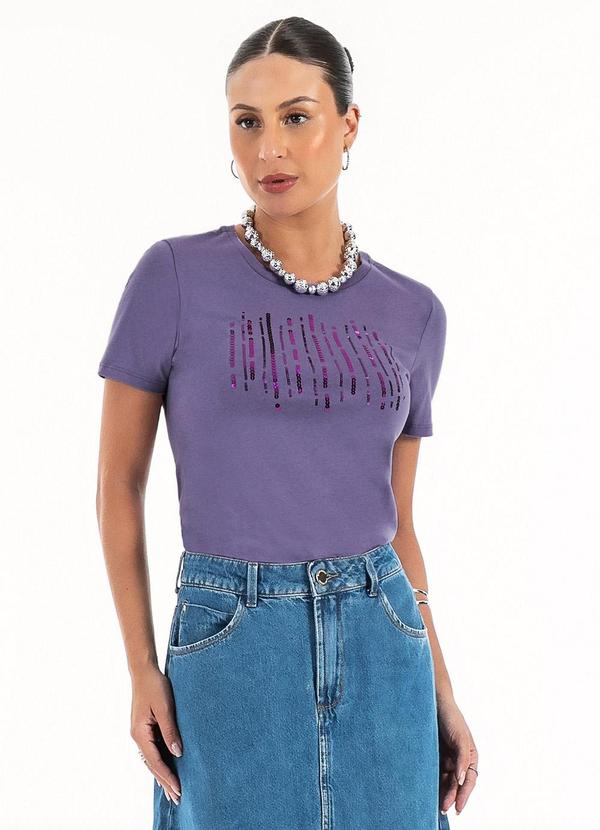 Habana - Blusa em Algodão Roxo