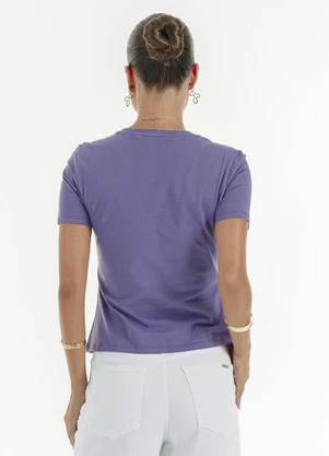 Habana - Blusa em Algodão Roxo - HABANA