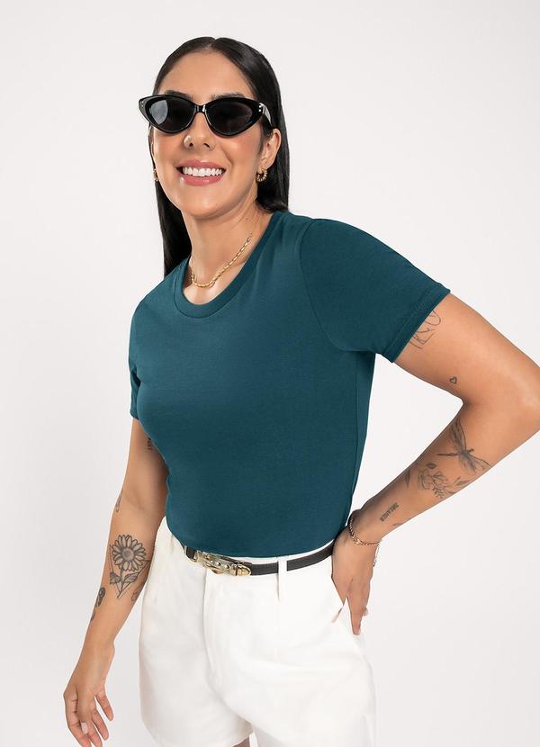 Cativa - Blusa em Algodão Verde Escuro 3