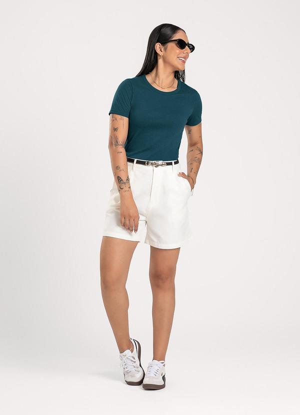 Cativa - Blusa em Algodão Verde Escuro 4