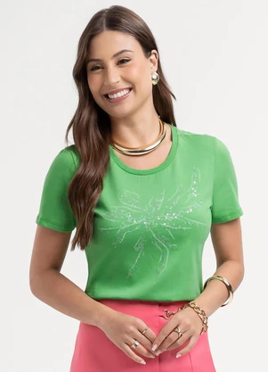 Habana - Blusa em Algodão Verde - HABANA