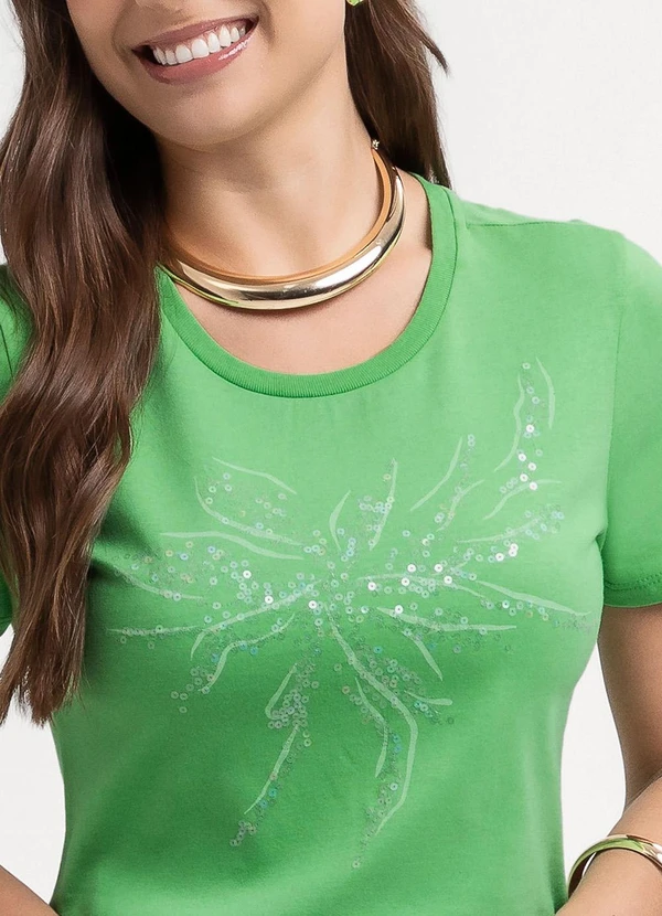 Habana - Blusa em Algodão Verde 3