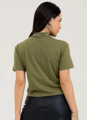 Cativa - Blusa em Algodão Verde - CATIVA