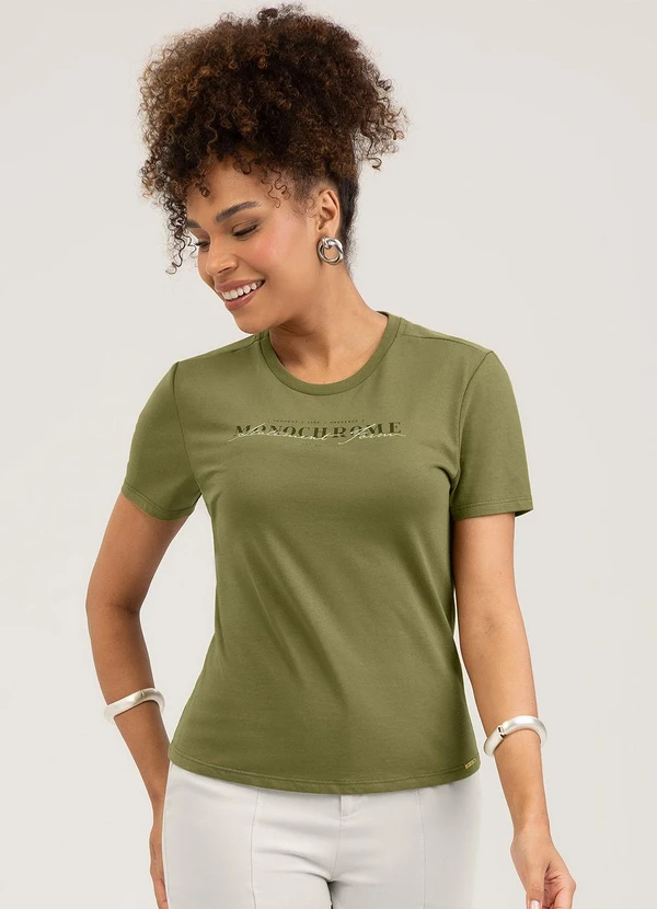 Cativa - Blusa em Algodão Verde