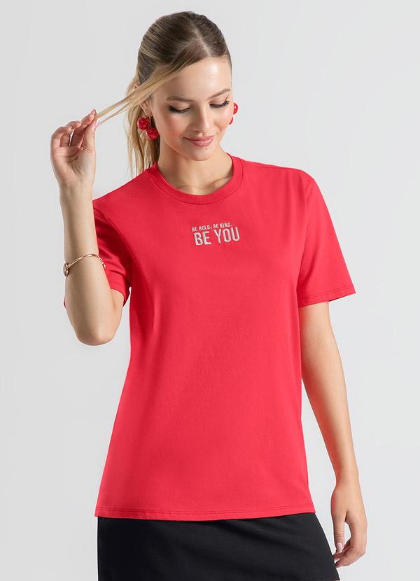 Cativa - Blusa em Algodão Vermelho