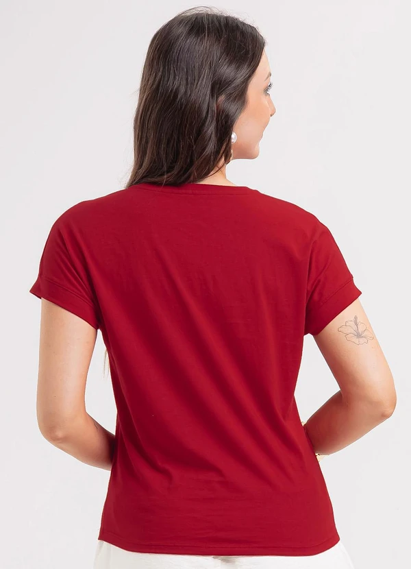 Habana - Blusa em Algodão Vermelho 2