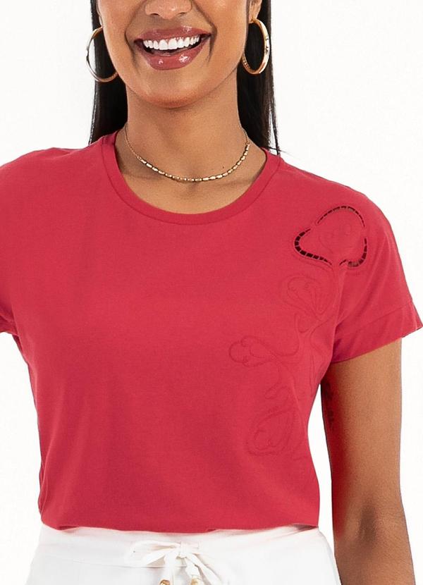 Habana - Blusa em Algodão Vermelho 3