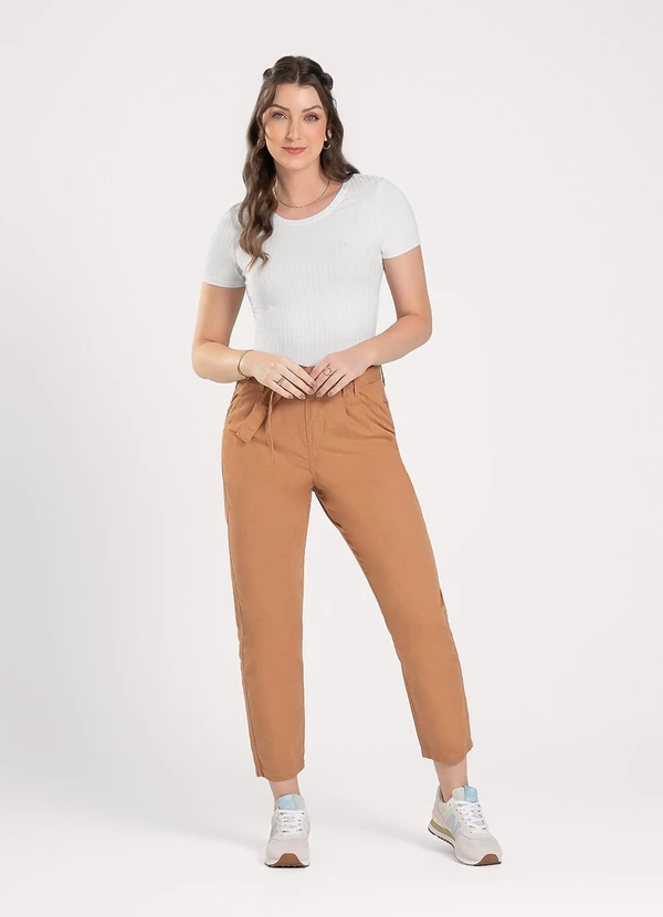 Cativa - Blusa em Canelado Branco 3