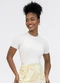 Habana - Blusa em Canelado Verde - variação: Branco