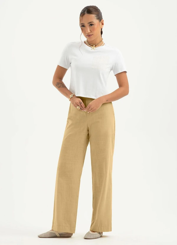 Cativa - Blusa em Cotton Branco  4