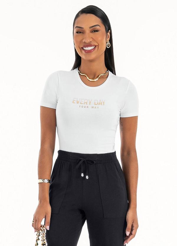 Habana - Blusa em Cotton  Branco