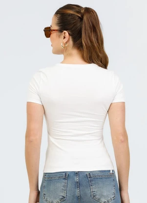 Habana - Blusa em Cotton Branco - HABANA