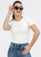 Habana - Blusa em Cotton Branco - variação: Branco