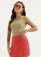 Cativa - Blusa em Cotton  Caramelo - variação: Caramelo