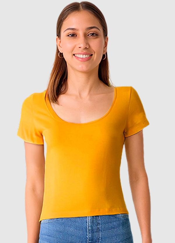 Malwee - Blusa em Cotton Light Amarelo